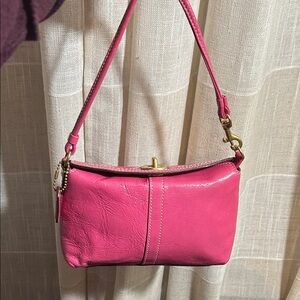 Coach Chelsea Patent Leather Mini Turnlock Wristlet